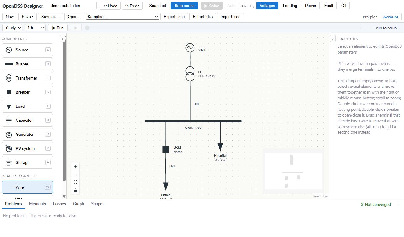 OpenDSS Designer
